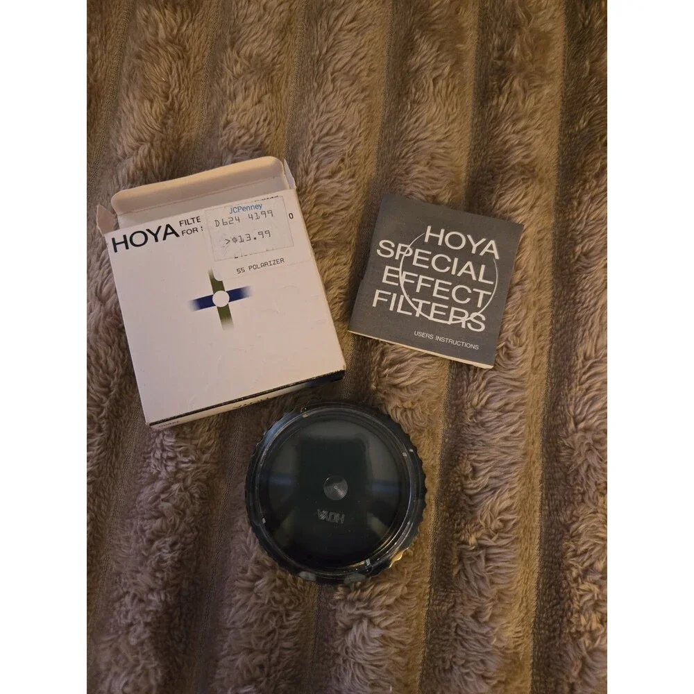Hoya 55 mm PL Screw-In Filter (Japan) w/ Box & Case